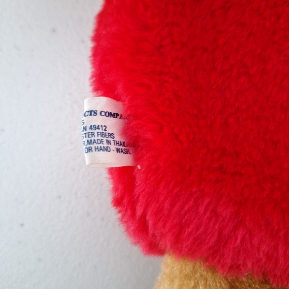 Vintage 1980's Gerber Products Company GIRL TEDDY BEAR Christmas Stocking 16" - Picture 9 of 9